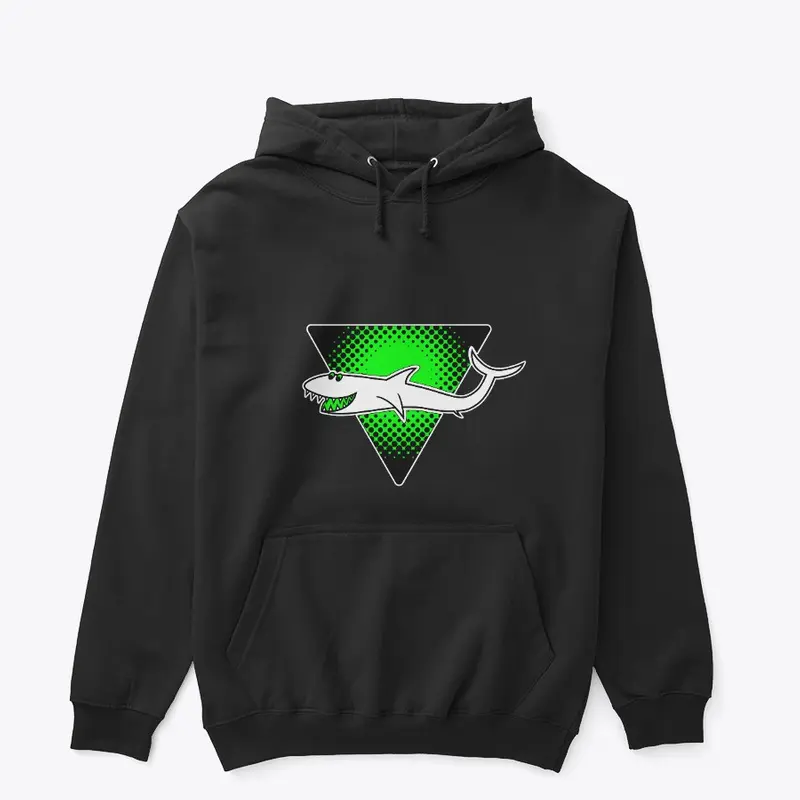 Retro Logo Shark - Green