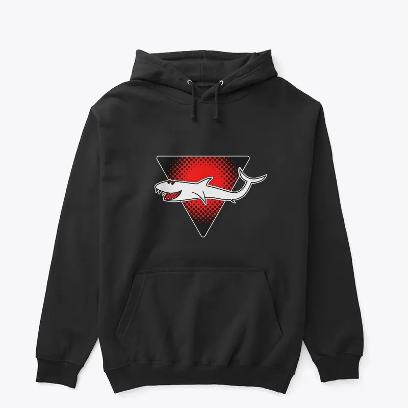 Retro Logo Shark -Red