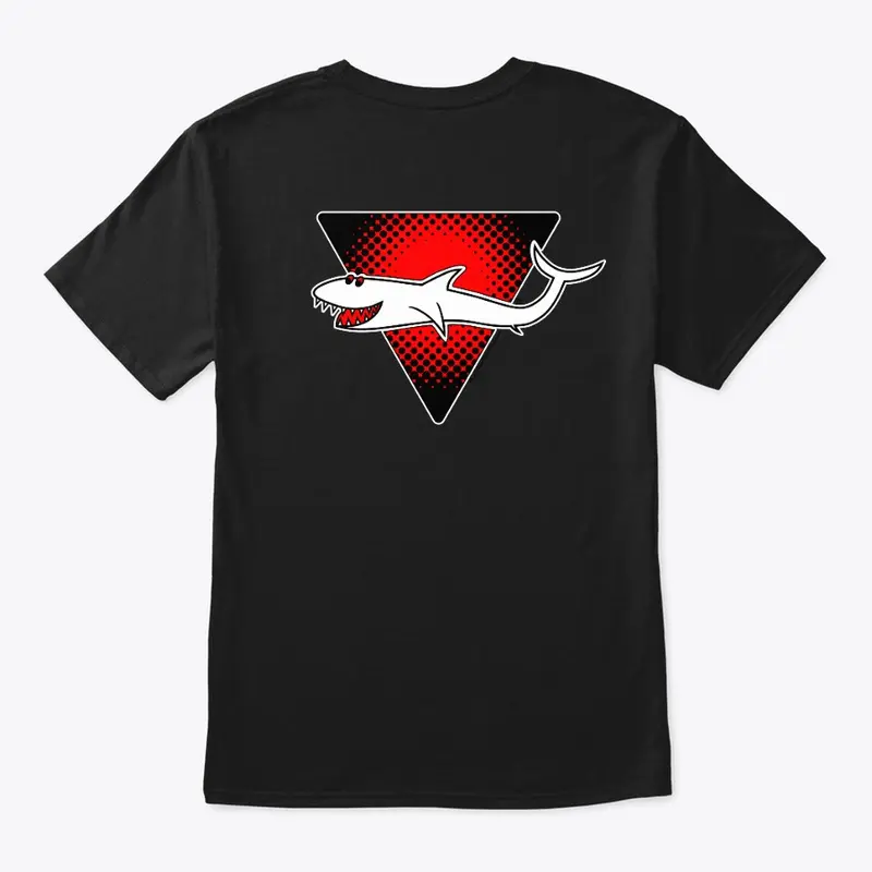 Retro Logo Shark -Red